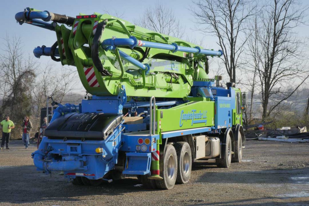 Concrete Pump Truck Reverse